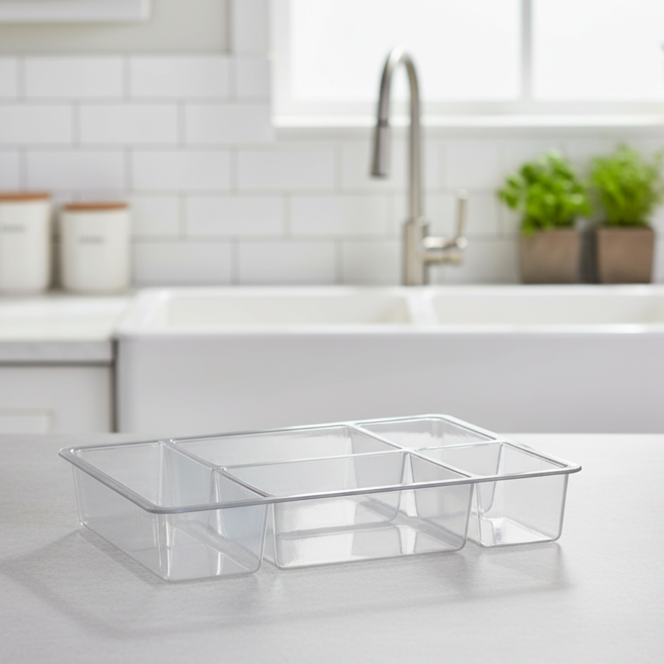 ClearSort 5-Section Drawer Organizer (37021) by Ziba