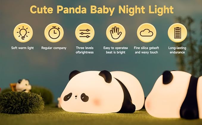 Cute Panda Night Light