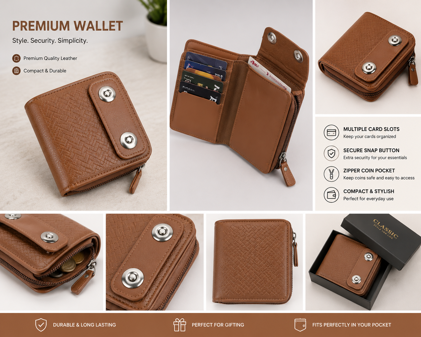 Balen Herry Premium Leather Wallet