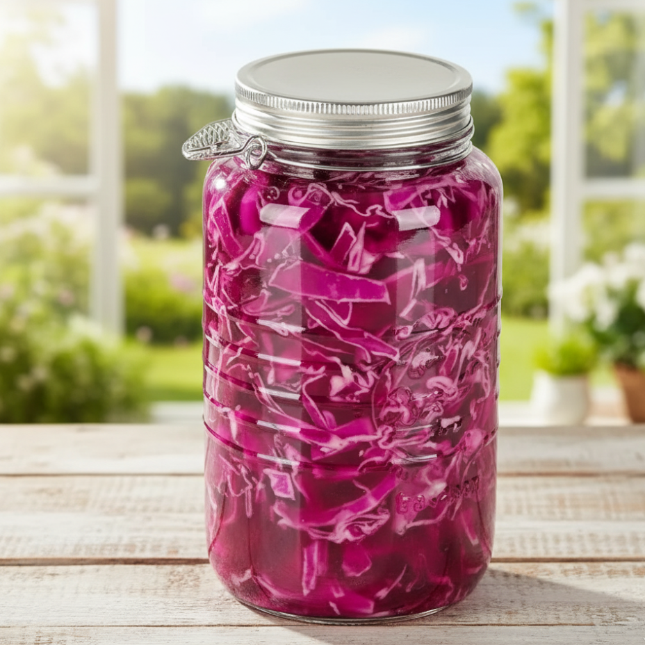 Bavaria's Glass Jar with Handle – 2200ml (11346) – by Ziba